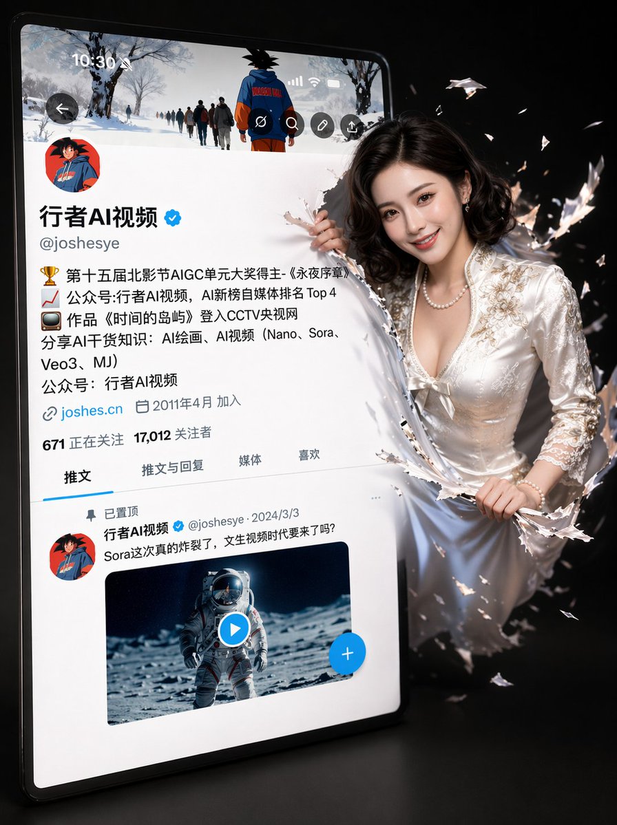 3D 社交媒体个人资料破屏而出